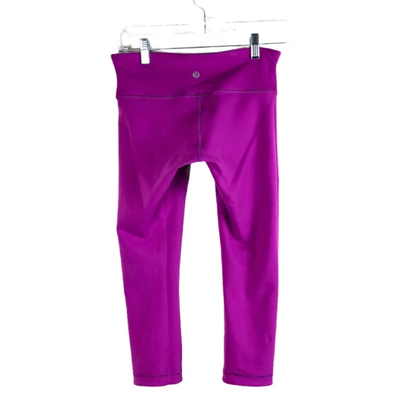 Lululemon Reversible Wunder Under Crop Legging 6 - Picture 3 of 8